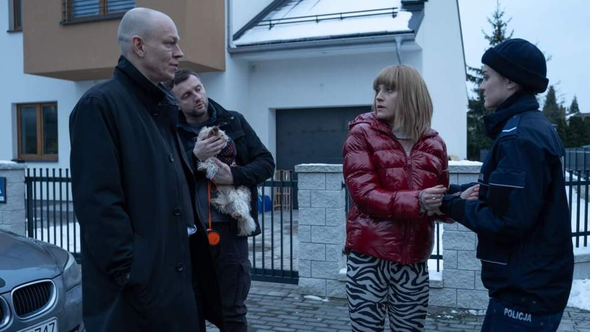 Magdalena Tarnawska-Stus - kadr z serialu Skazana, sezon 4, odcinek 20, rola Policjantki (2023)